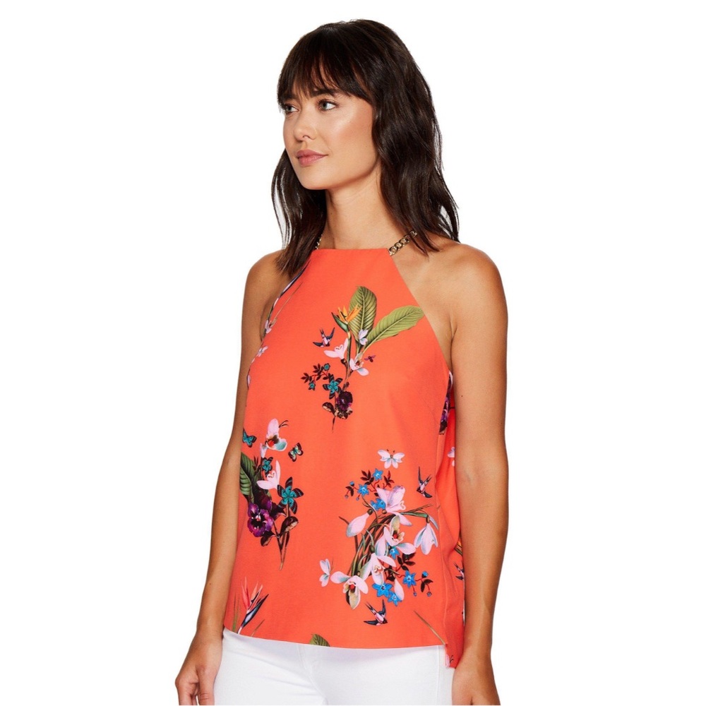 Ted Baker sally tropical top NWOT